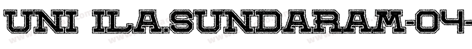 Uni Ila.Sundaram-04字体转换